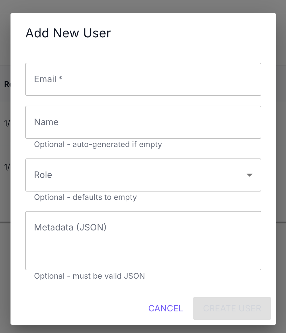 Add Member modal